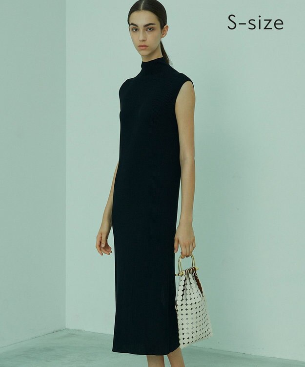 BEIGE， 【S-size】GINGKO / Iラインワンピース Black