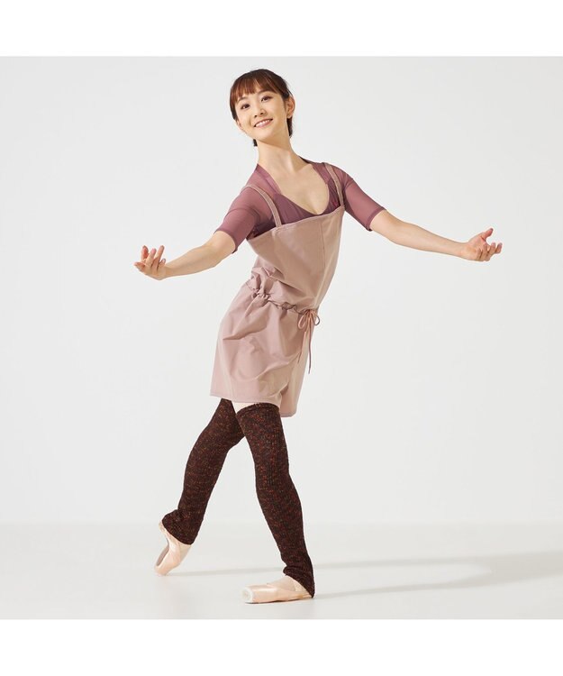 Chacott レッグウォーマー ダークブラウン