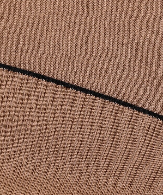 JOSEPH リファインド コットンシルク　ロングスリーブニット Frozen Mocha