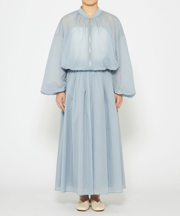 uncrave 【撥水・洗濯機洗い可】シアープルーフナイロン ブルゾン（uncrave STANDARD） サックス