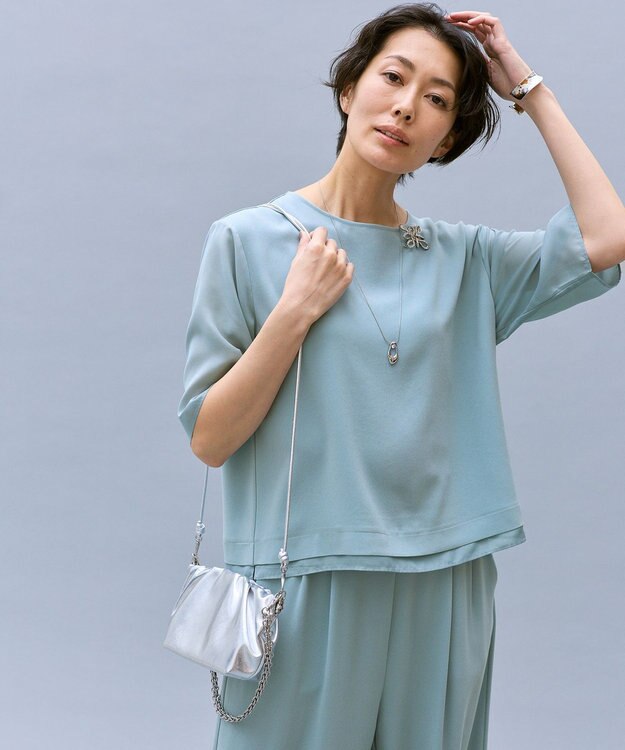 自由区 【カタログ掲載】ストレッチアムンゼンワイド パンツ [WEB先行カラー]サックス