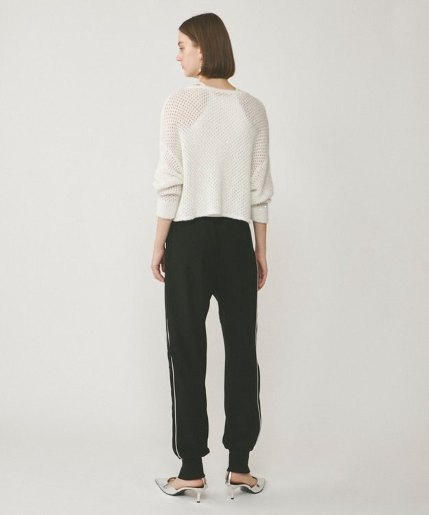 GRACE CONTINENTAL テーパーイージーパンツ ブラック