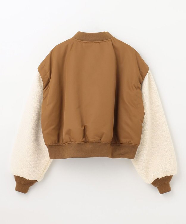 NAVE ボアスリーブ 2WAY MA-1 EC限定色キャメル系