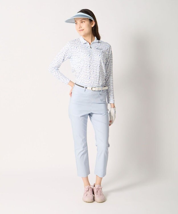 FILA GOLF／marie claire 【Marie claire sports】【美楽】コードレーンイージーパンツ グレー