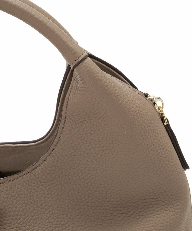 TOPKAPI 【TREASURE TOPKAPI】シュリンクレザー メタルパーツ 2WAY ショルダー バッグ グレージュ