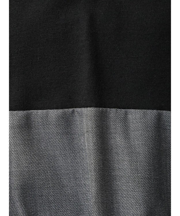 Green Parks 共ベルト付きビスチェ風ドッキングワンピース Gray Mixture