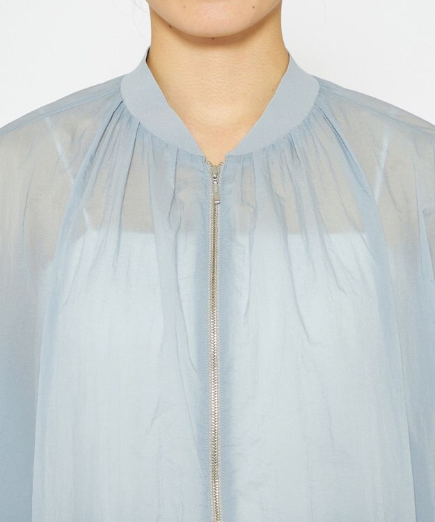 uncrave 【撥水・洗濯機洗い可】シアープルーフナイロン ブルゾン（uncrave STANDARD） サックス