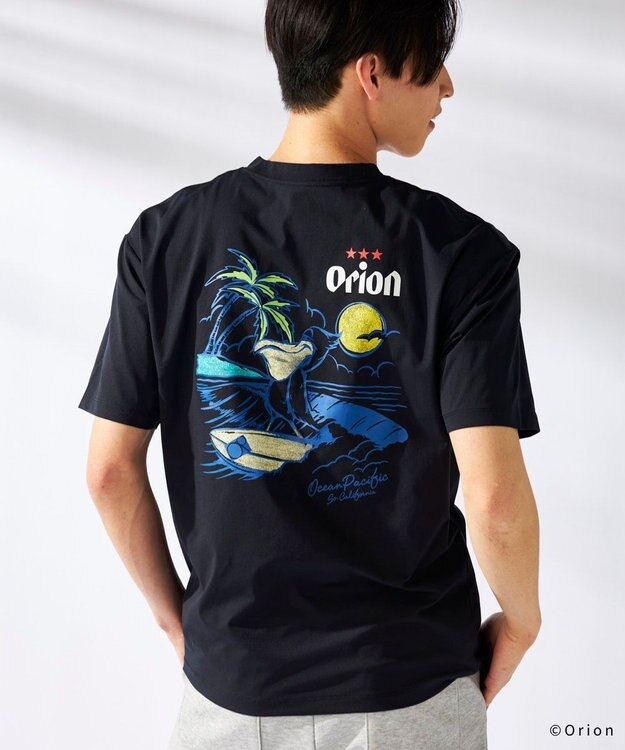 OP／FILA 【Ocean Pacific×ORION】UPF50+ペアテックスTシャツ ブラック