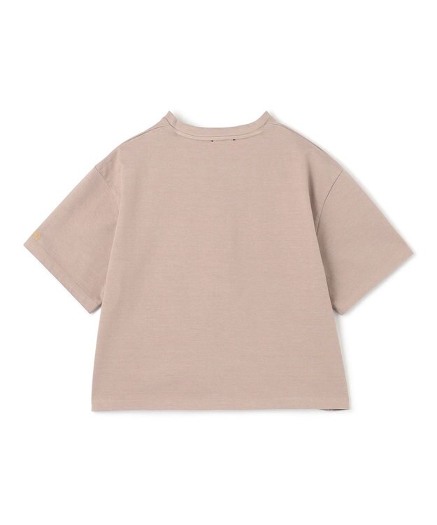 BEIGE， Organic Cotton / Cropped Short Sleeve T トップス Taupe