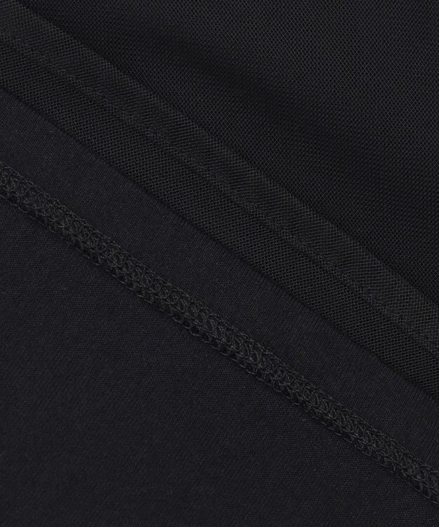 組曲 チュールロゴ Ｔシャツ ブラック系