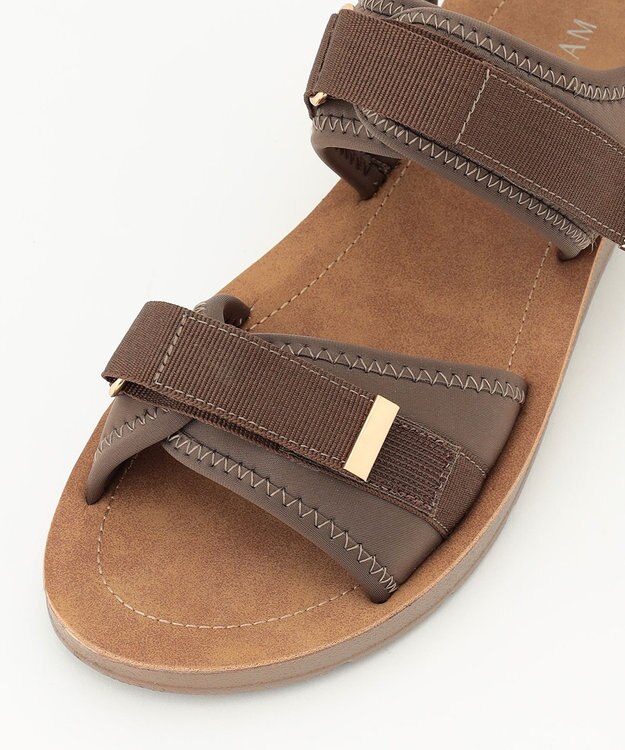 ANY ベルトラインサンダル ブラウン