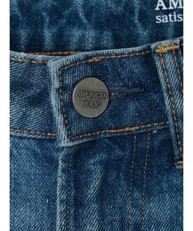 AMERICAN HOLIC 切替フレアデニム Indigo
