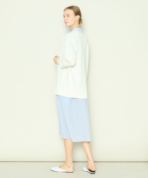 JOSEPH 【洗える】フィールコットン　カーディガン Ivory