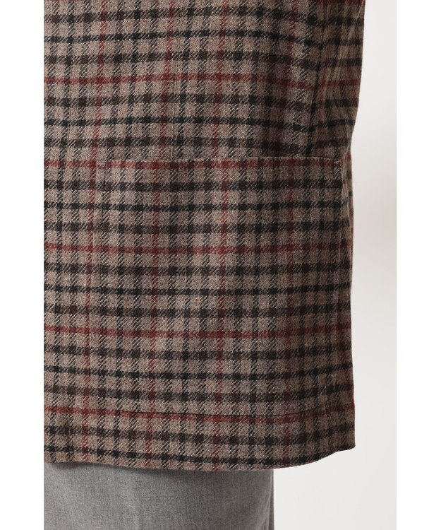 DAKS カジュアルハウスツイード テーラードブレザー ハウスチェック