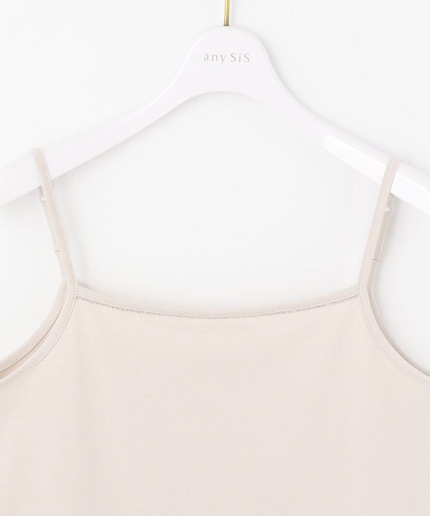 ANY SIS 【接触冷感】コンフォートモダールベーシック キャミソール ローズグレー