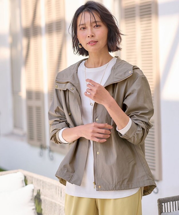 ANY 【撥水/UVカット/手洗い可】ラク映え撥水マウンパ モカ