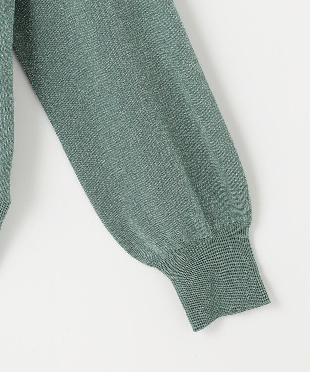 ANY SIS 【洗える】ラメ カーディガン グリーン