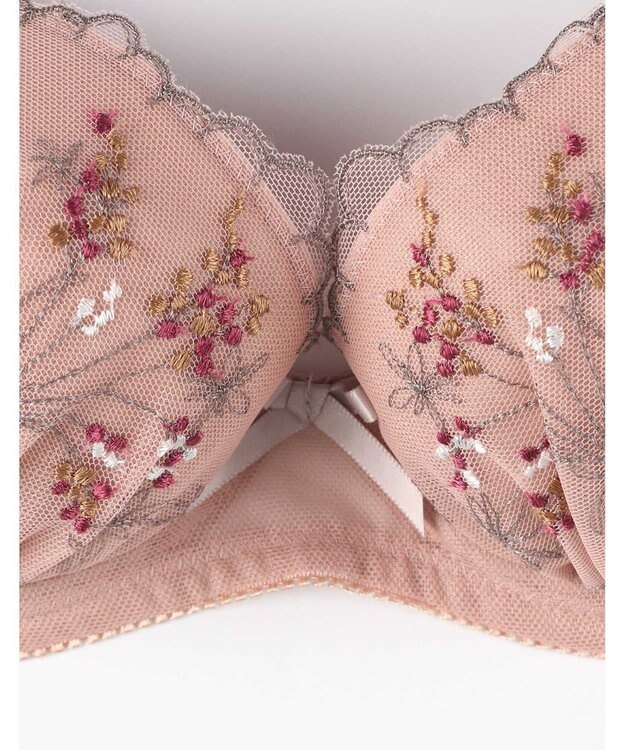 AMPHI ブラジャー ショーツセット まる胸メイク WEB限定カラーあり 【ブラショーツセット】 上下セット ブラ BCC224 アンフィ／ワコール オレンジ