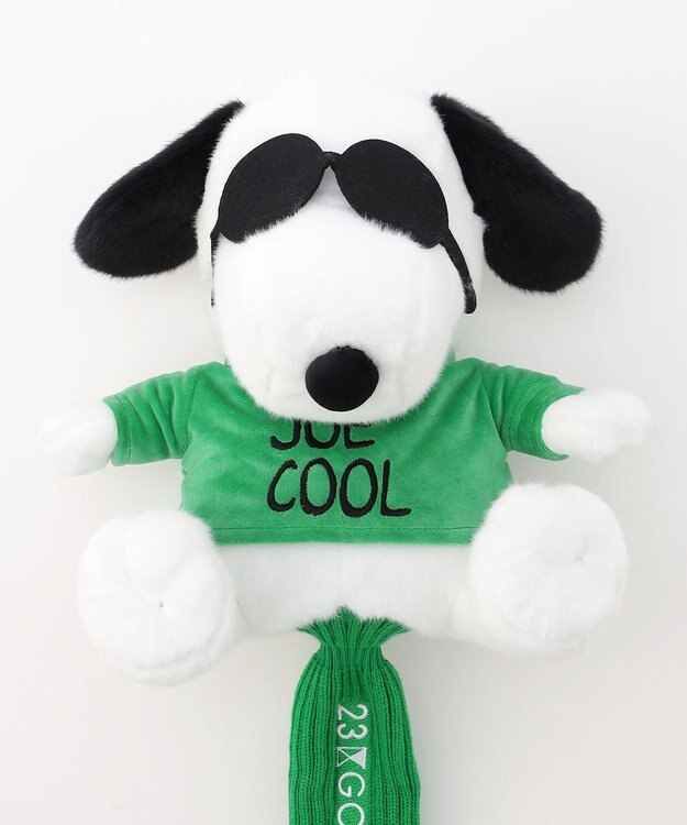 23区GOLF 【UNISEX】スヌーピーヘッドカバー グリーン系