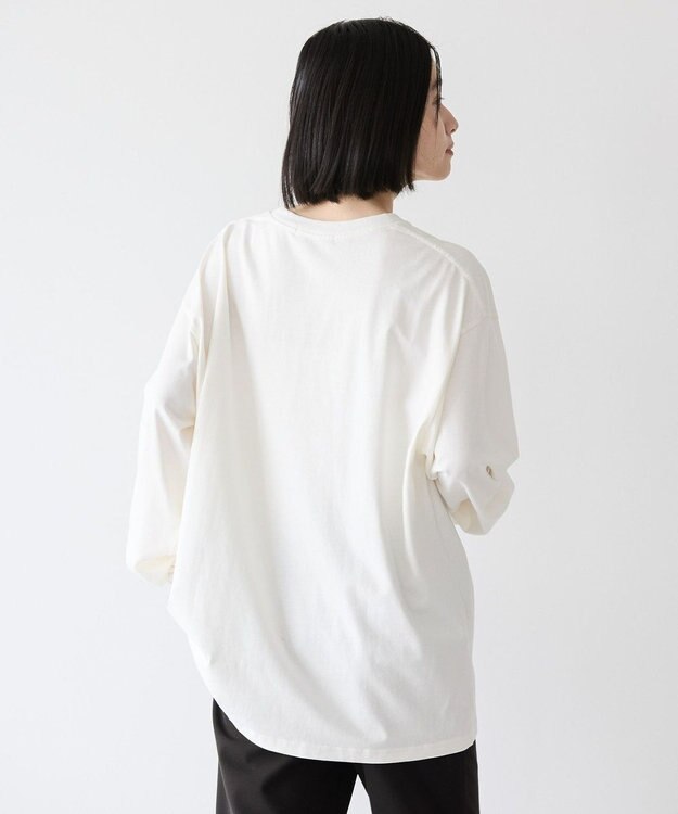 AMERICAN HOLIC ＣＡＮＶＡＳロゴカットプルオーバー Off White