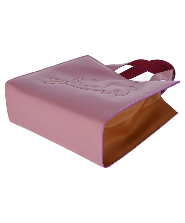 tsumori chisato CARRY キラネコエコレザー ハンドバッグ ピンク