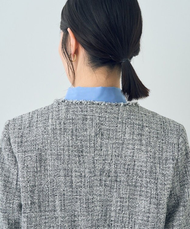 YECCA VECCA 金釦ツイードジャケット Mix