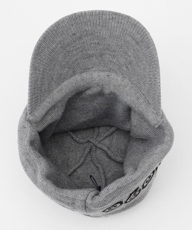 23区GOLF 【MEN】ツバ付きニット キャップ ライトグレー系