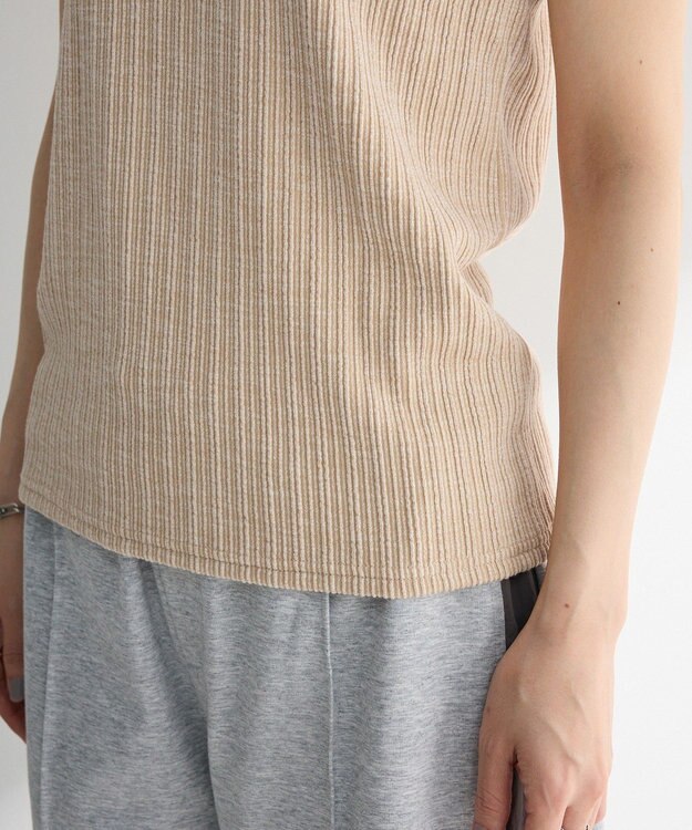 Green Parks メランジタンクトップ Beige