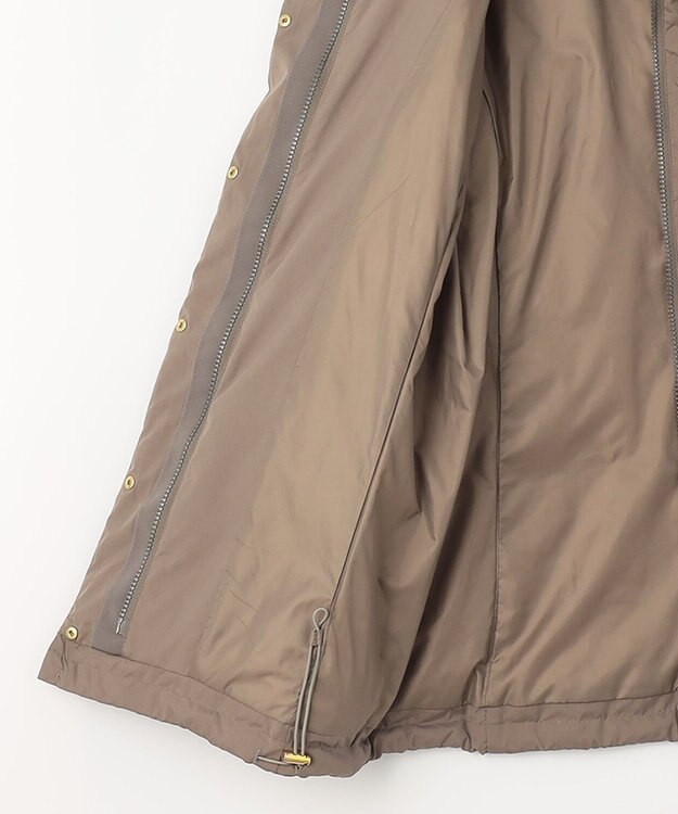 J.PRESS LADIES ブラッシュドマルチポリ ショート ダウンコート ブラウン系