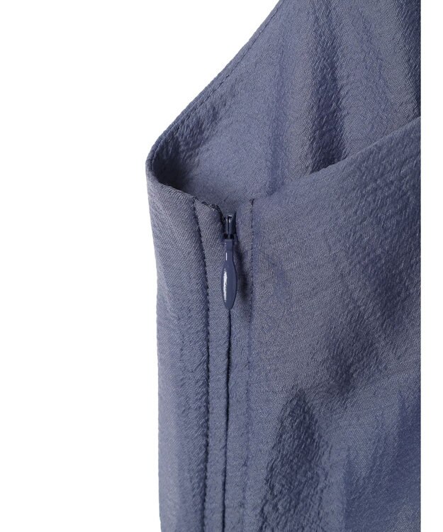 earth music&ecology バックレースアップワンピース Grayish Blue