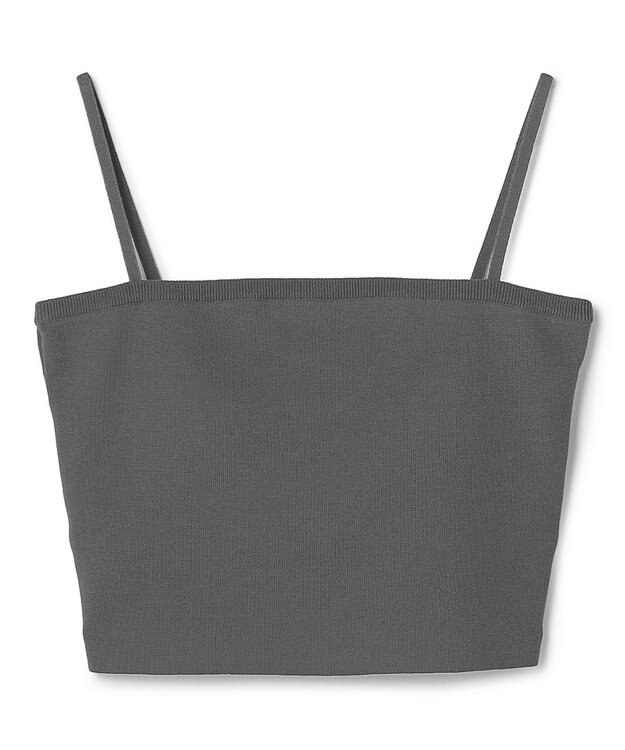 uncrave スムースニット カップ付きバンドゥ スレート