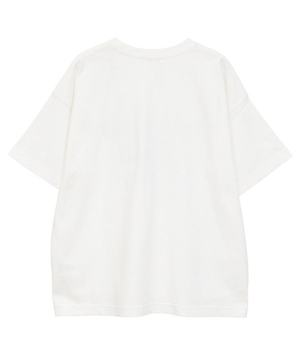 AMERICAN HOLIC 配色ロゴプリントTシャツ Off White