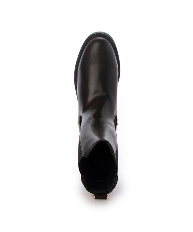 MODE ET JACOMO <carino>【レイン対応】サイドゴアショートブーツ ダークブラウン