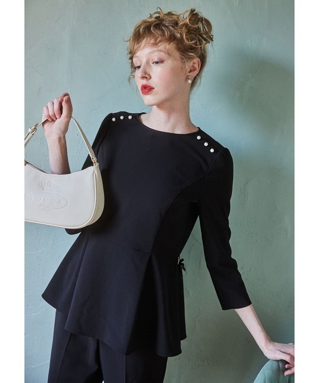 TOCCA 【消臭・撥水・洗える】FLY FREELY ブラウス ブラック系