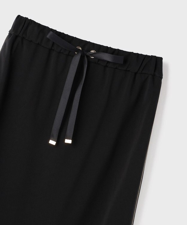 GRACE CONTINENTAL サイドジップスカート ブラック