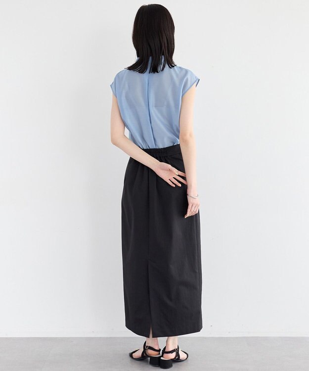 YECCA VECCA ロングナロースカート Black