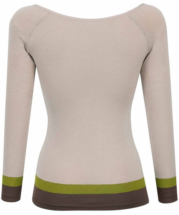 WACOAL あったかインナー よく伸びる生地 袖丈調節可能(7分袖~9分袖) 保温性(身生地) 9分袖 長袖 【360°ラクストレッチ】 レディース CLD371 /ワコール ベージュ