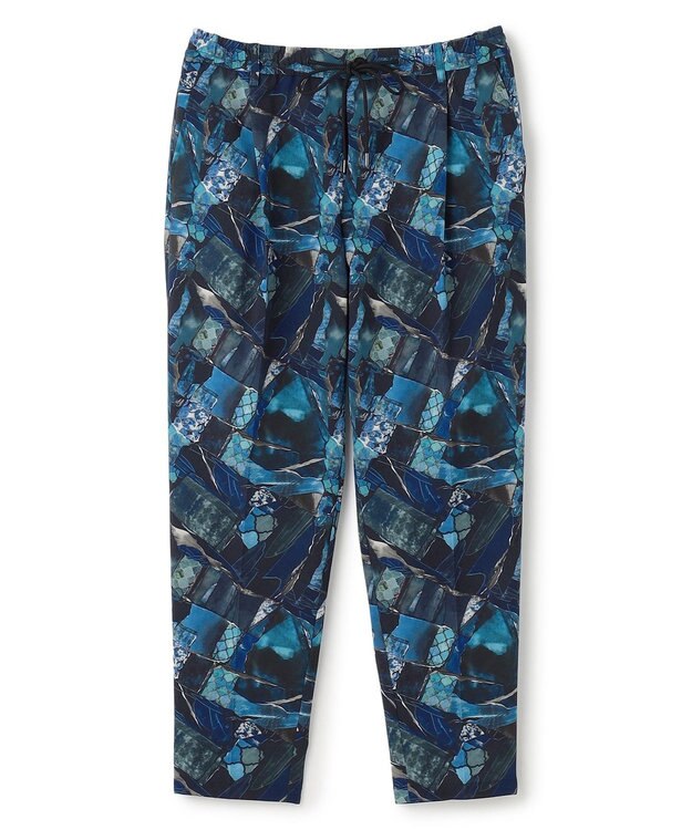 JOSEPH HOMME 【新柄】テクノボイルストレッチ ドロスト付きワイドテーパードパンツ / TEDDY CONVERTIBLE ブルー系5