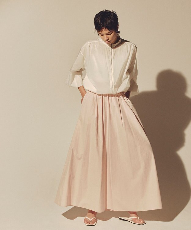 uncrave シアープルーフナイロン スタンドネックブルゾン ホワイト