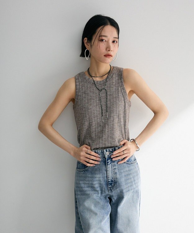 Green Parks メランジタンクトップ Black