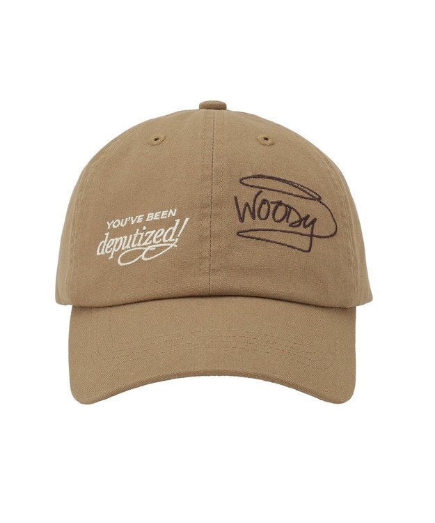 AMERICAN HOLIC 【TOY STORY】ヴィンテージ加工サインロゴCAP Brown