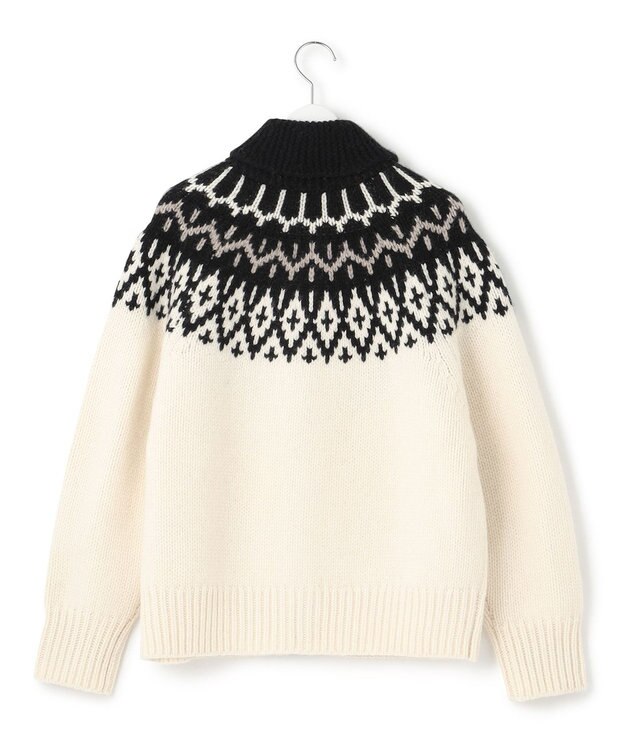 23区 S 【SLOW/一部店舗限定】フェアアイルニット カーディガン ホワイト系5