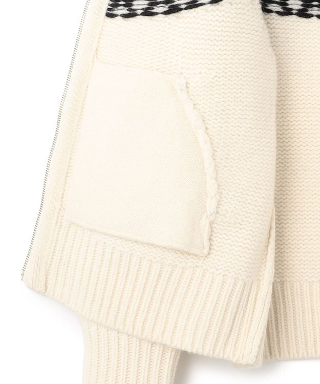 23区 【SLOW/一部店舗限定】フェアアイルニット カーディガン ホワイト系5