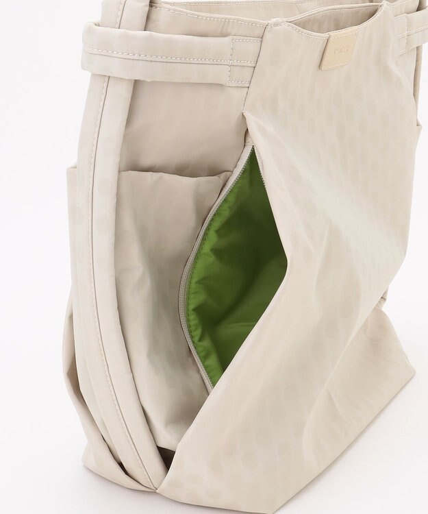 Y'SACCS 【大人のおしゃれ手帖10月号掲載】市川実和子×Y'SACCS　ドット2WAYリュック アイボリー