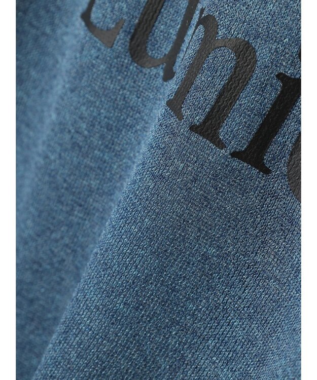 Green Parks シアーロゴニットプルオーバー Blue