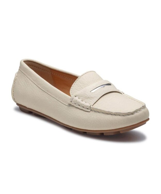 REGAL FOOT COMMUNITY 【リーガルレディース】F89R ドライビングタイプシューズ フラットシューズ クリーム