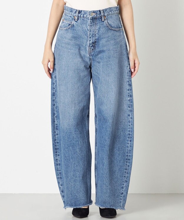 NAVE 【×NAVE】SERGE de bleu × NAVE カーブワイドデニム スカイブルー系