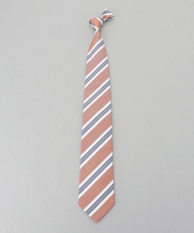 GOTAIRIKU Fermo Fossati_レジメンタル ネクタイ オレンジ系1