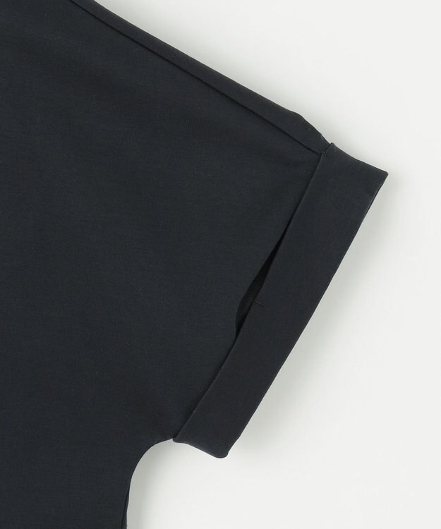 J.PRESS LADIES L 【WEB限定カラーあり・洗える】コットンスムース ハシゴレース カットソー ネイビー系