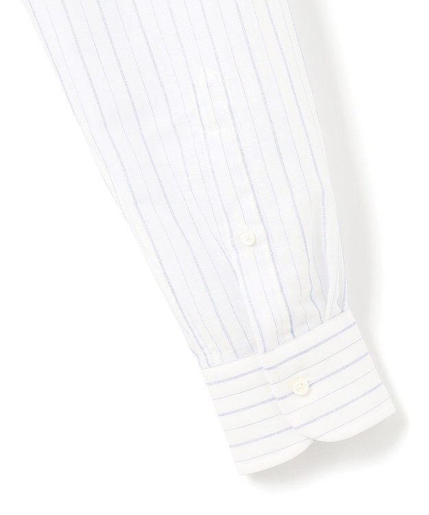 J.PRESS MEN 【WEB・一部店舗限定】コットンリネンオルタネートストライプ シャツ / レギュラー サックスブルー系1